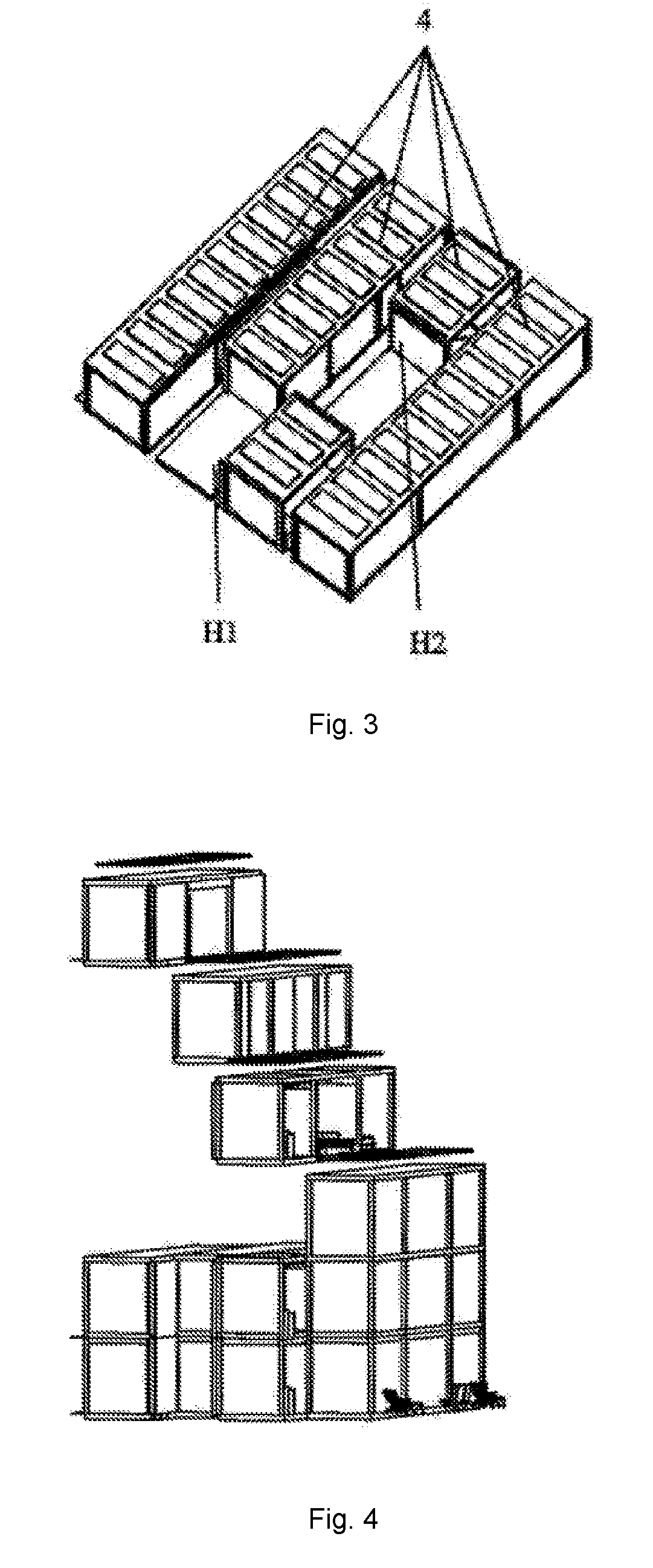 Maritime green human settlement system and modularized construction method therefor