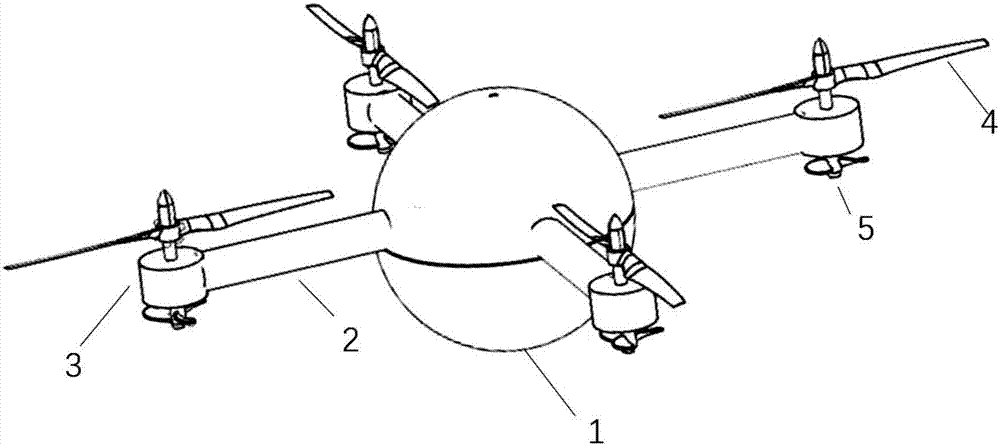 Unmanned aerial vehicle capable of running underwater or overhead