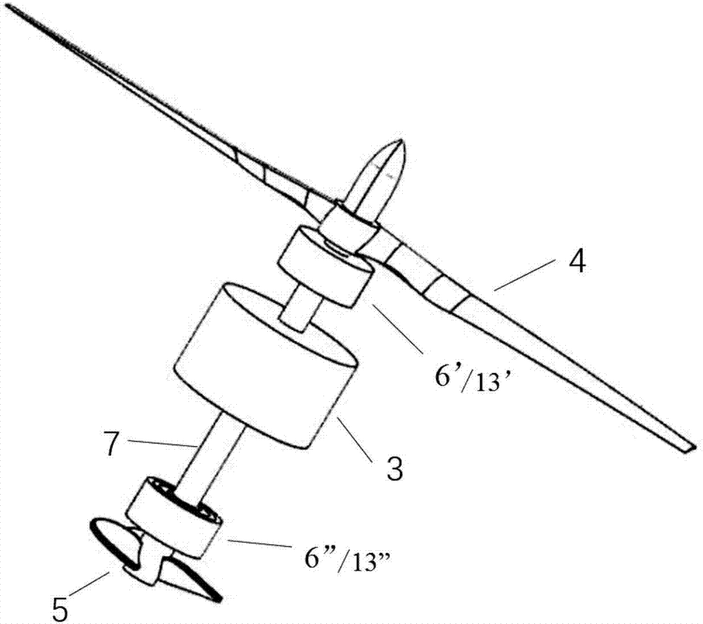 Unmanned aerial vehicle capable of running underwater or overhead