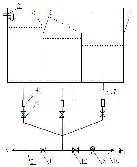 Oil-water separation device for production of plasticizer epoxy soybean oil