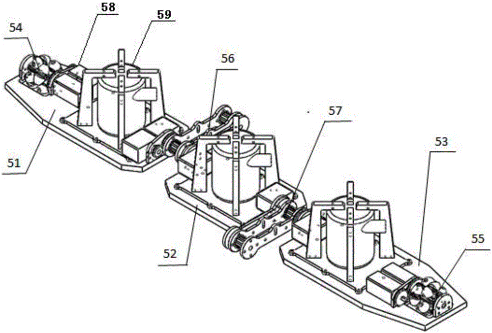 Obstacle-surmounting wall-climbing robot