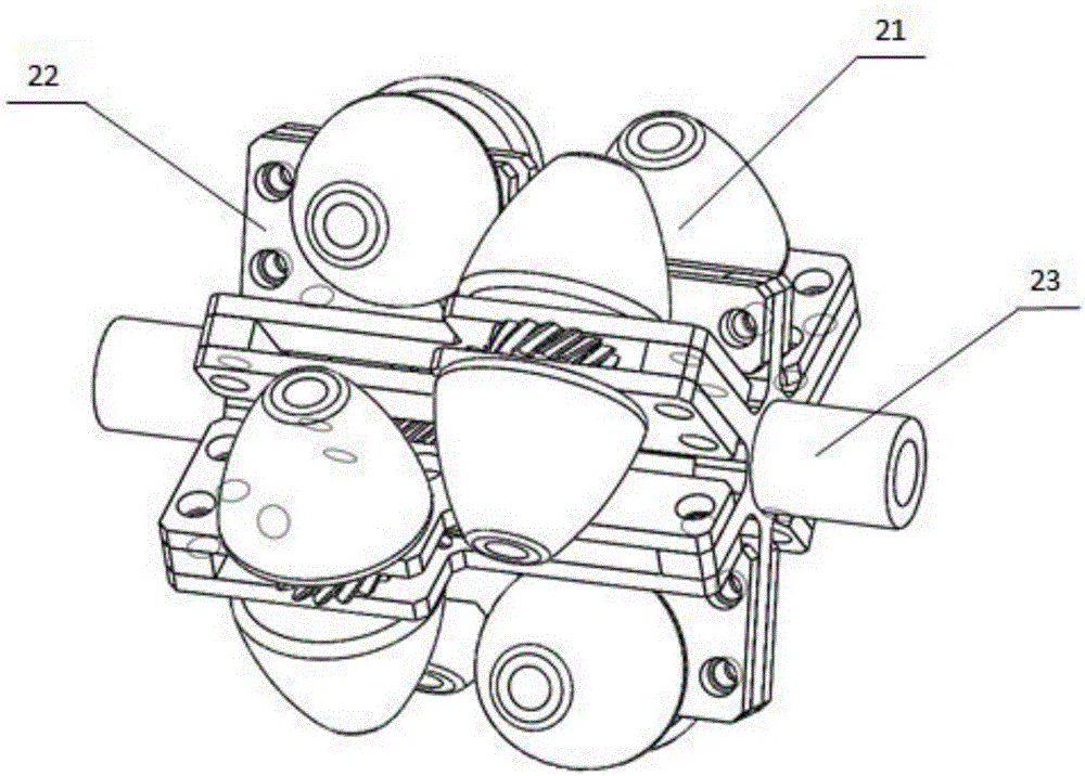 Obstacle-surmounting wall-climbing robot