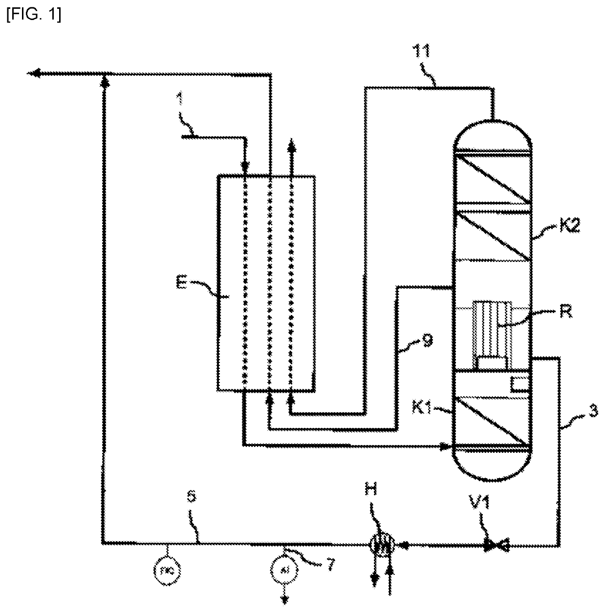 Process and device for vaporizing purge liquid from a cryogenic liquid vaporizer