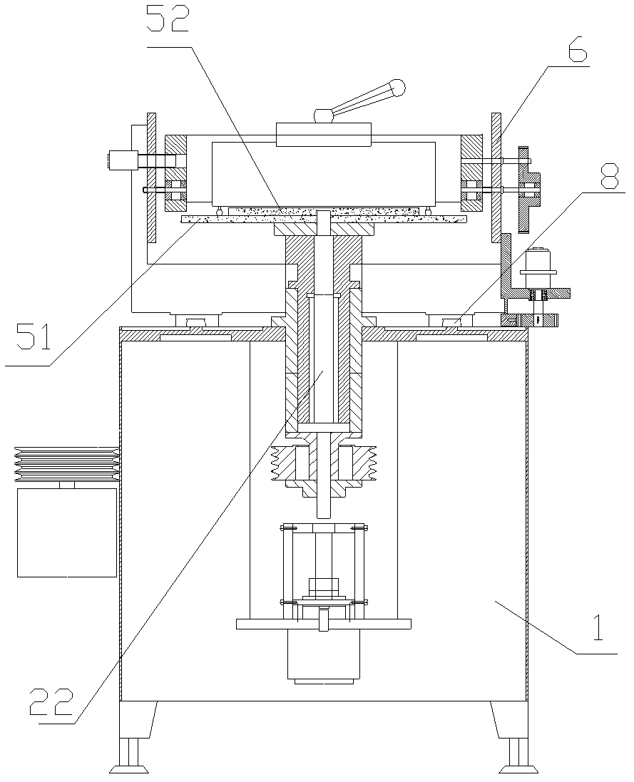 Equipment for grinding crystal ball