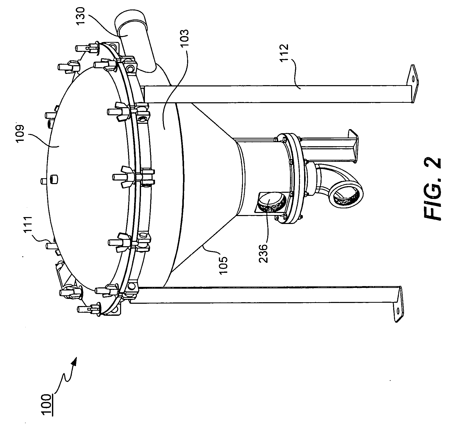 Hydroclone based fluid filtration system