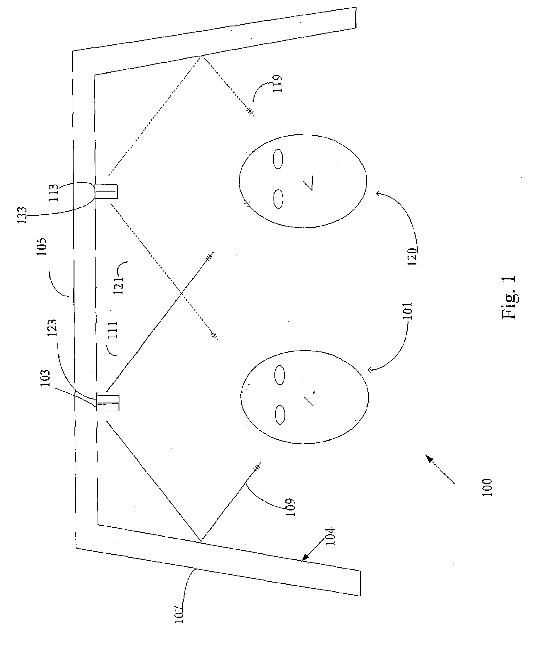 Directional loudspeaker to reduce direct sound