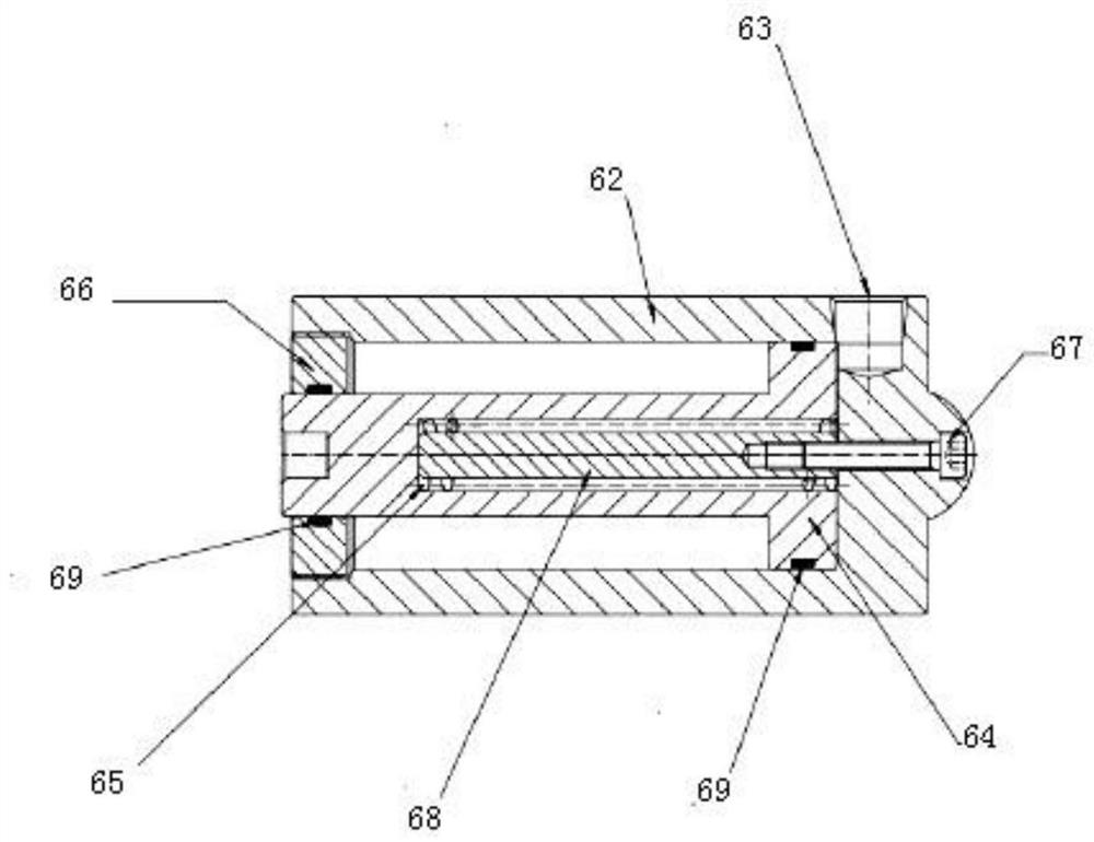 Hydraulic equipment for dismounting and mounting bucket tooth pin shaft