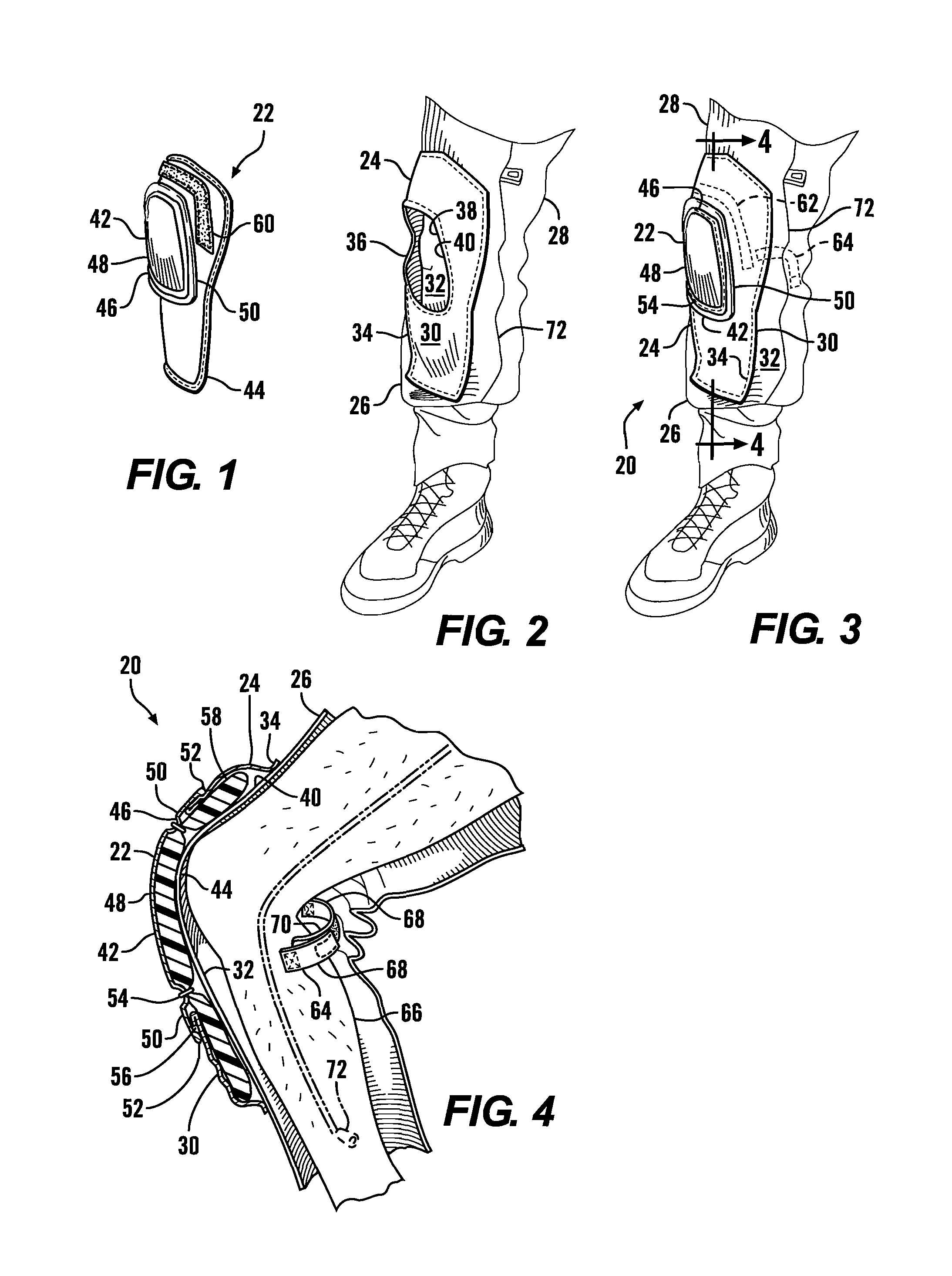 Removable garment protective assembly