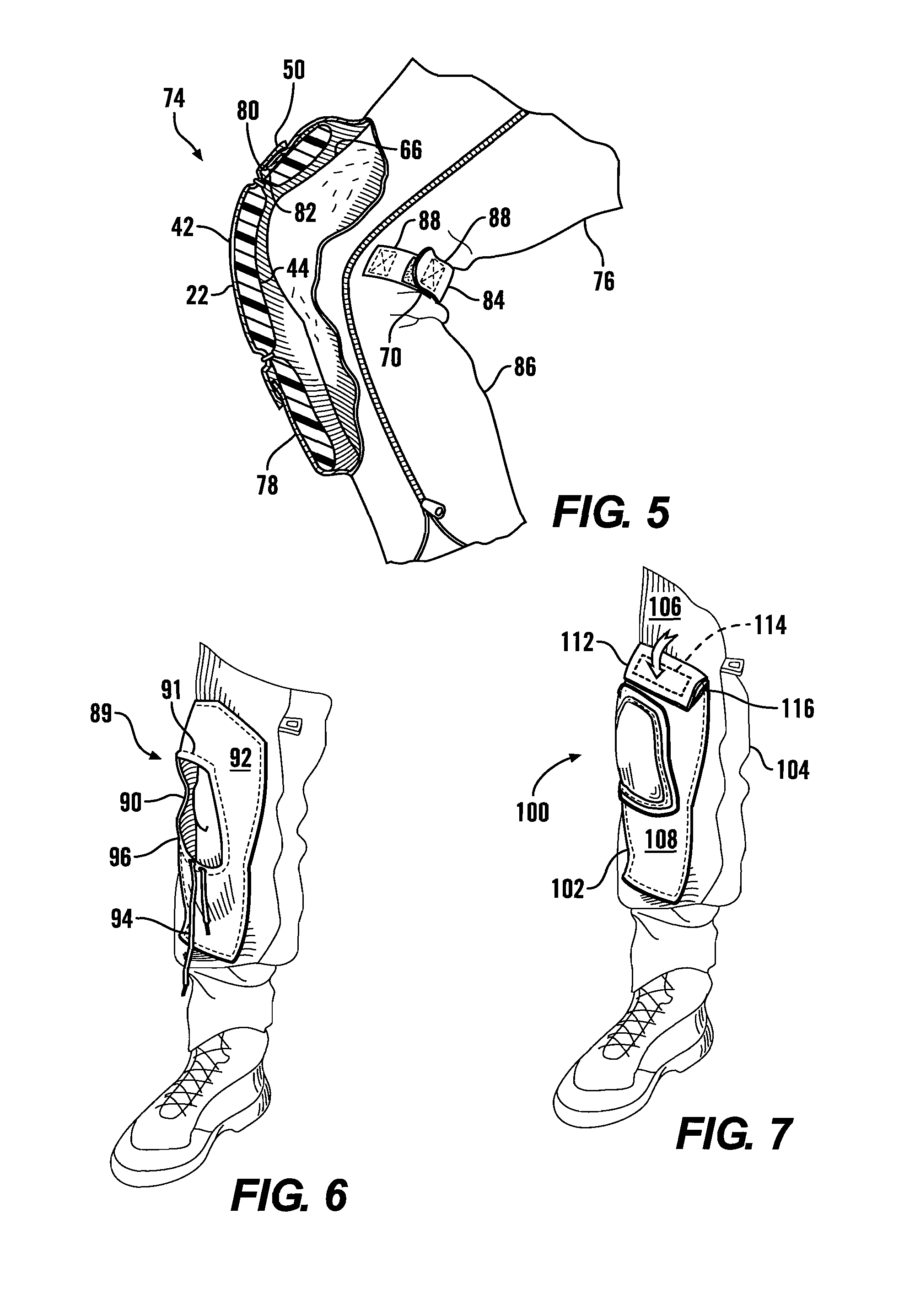 Removable garment protective assembly