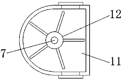 Energy-saving and environmentally-friendly dust removing device for ceramic tile cutting