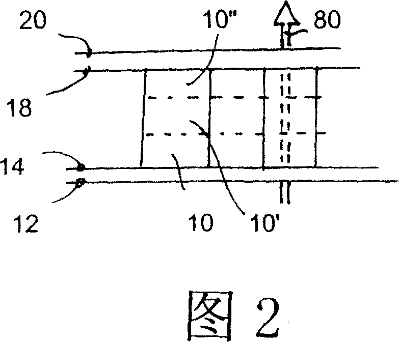 Construction unit for accepting absorbers