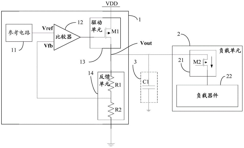 Voltage regulating device and method