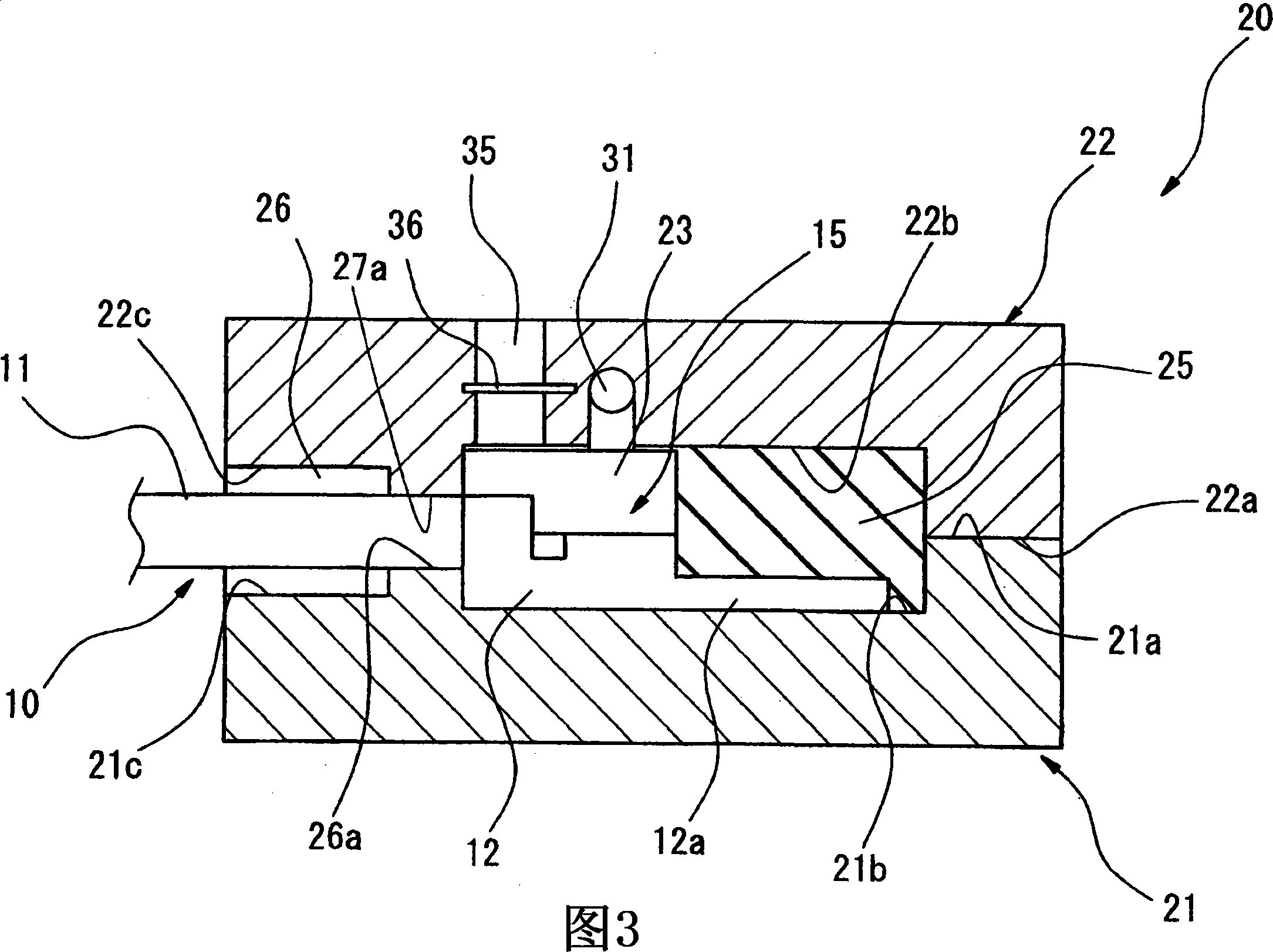 Water stopping method, wire harness processed by the method and water stopping apparatus