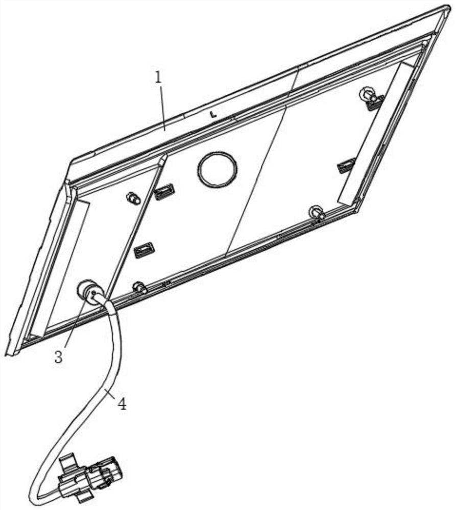 Automobile charging indicating lamp and charging method thereof