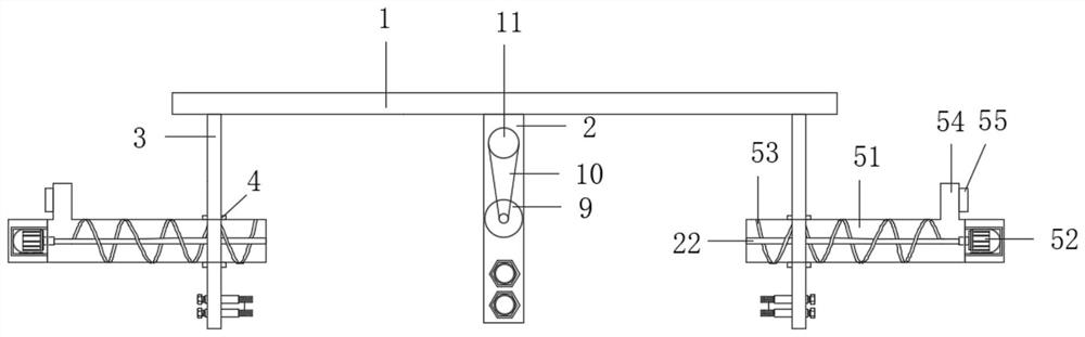 A kind of inverted separation bucket type material spreading device