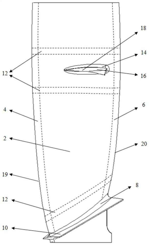 Blade milling-polishing integrated molding method