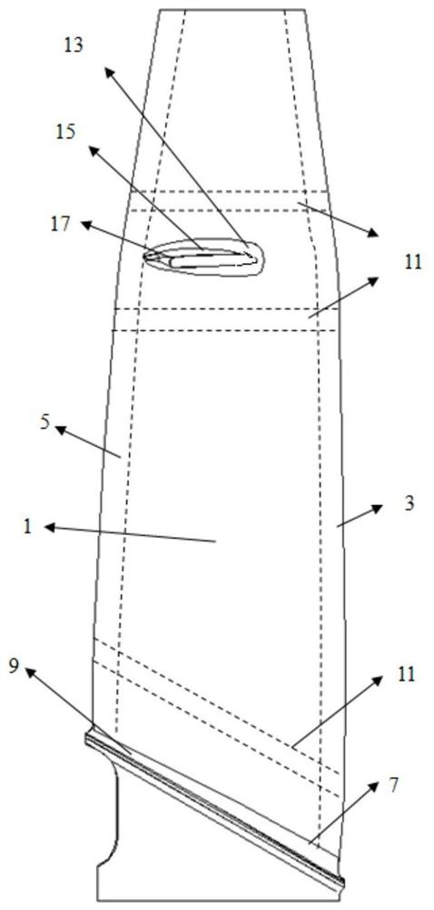 Blade milling-polishing integrated molding method