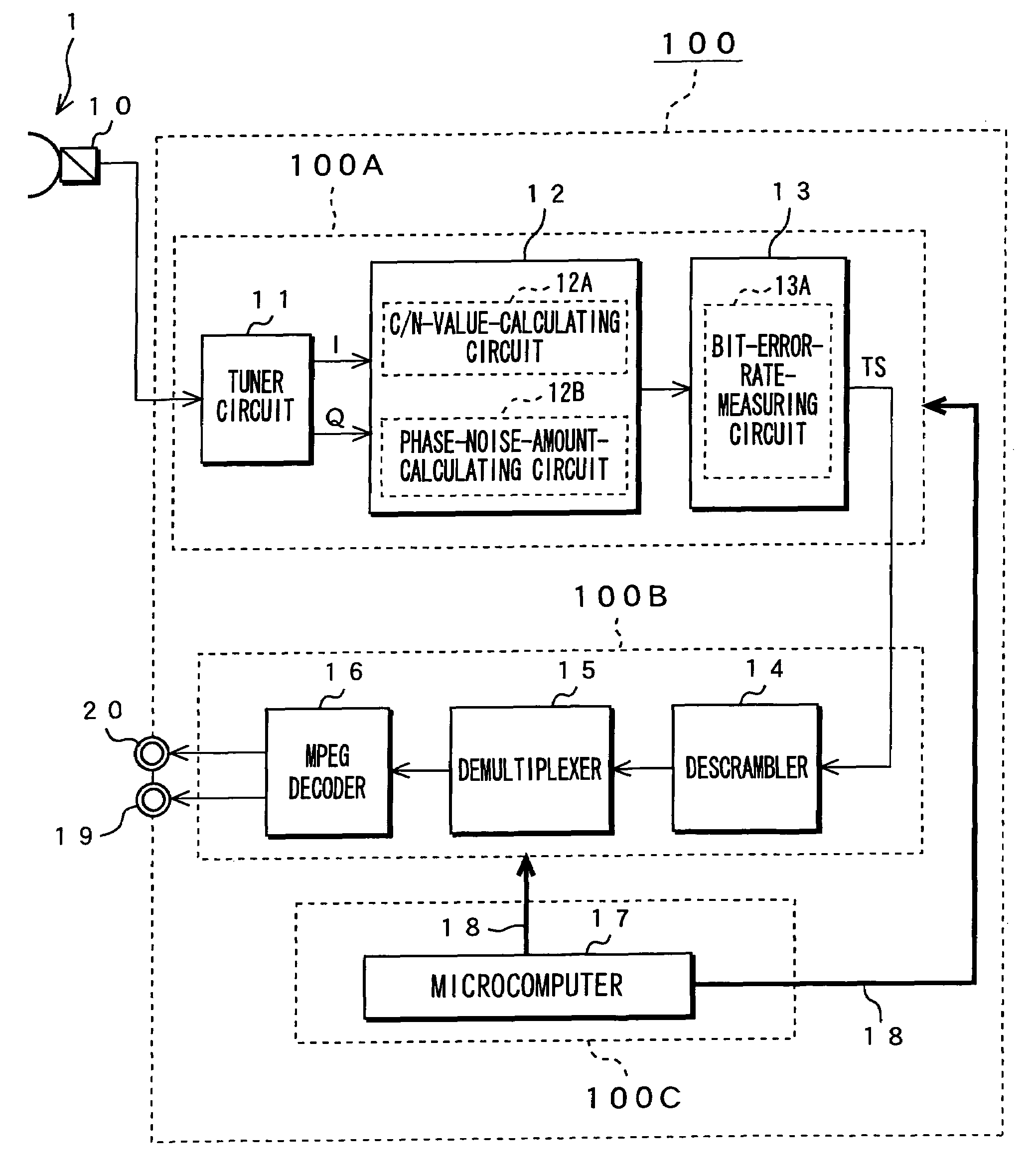 Digital broadcast receiving apparatus and receiving method