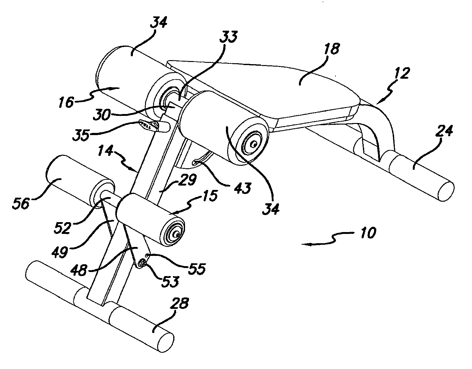 Exercise bench