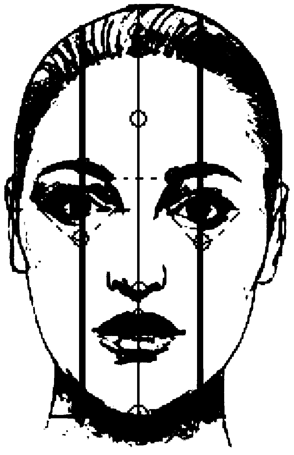 Virtual face contour adjustment method