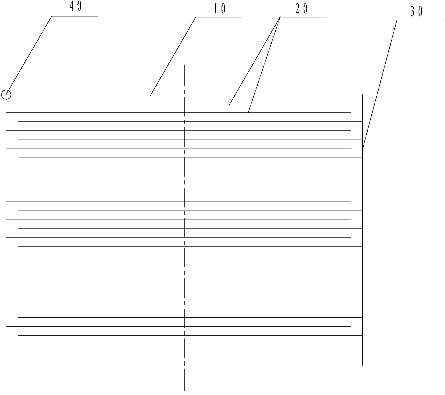 Circulating cooling water dispersing structure and cooling tower with same