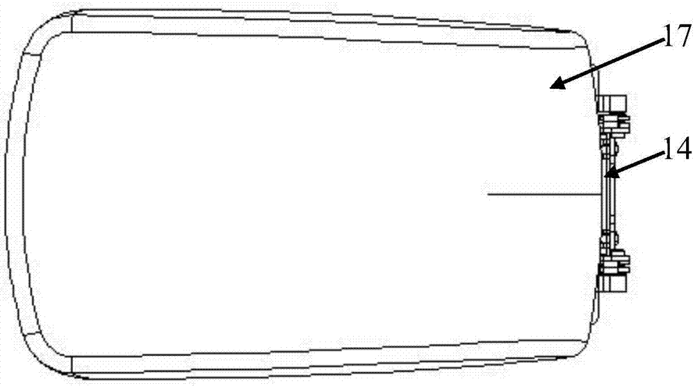 Handrail device with second-stage locking function