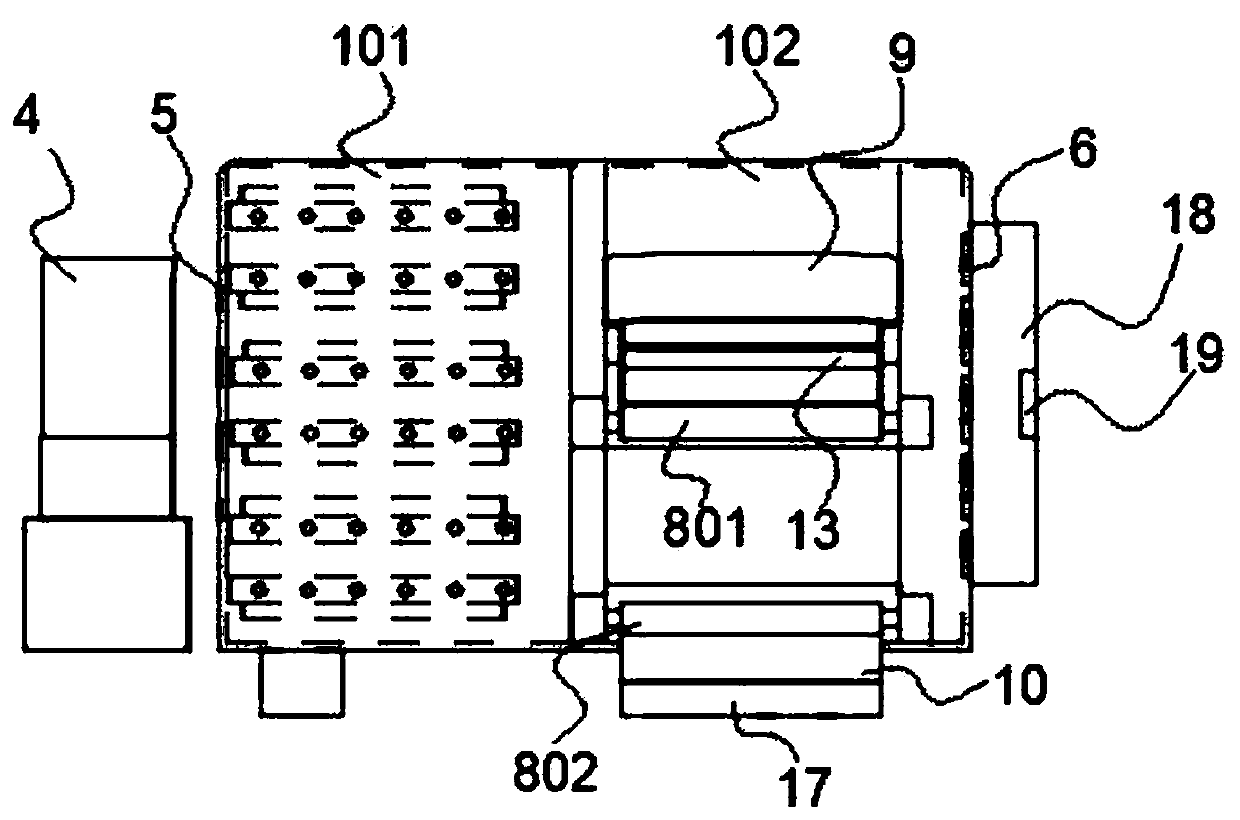 Continuous fruit-vegetable preservation plasma treatment equipment and using method thereof