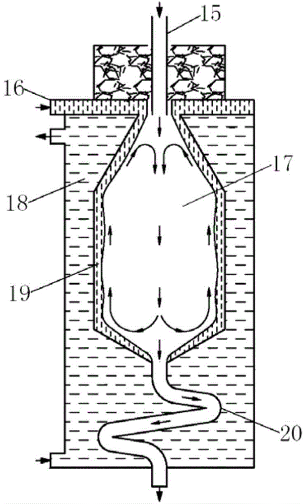 On-line detection device and method for gas-liquid transfer method escaping ammonia