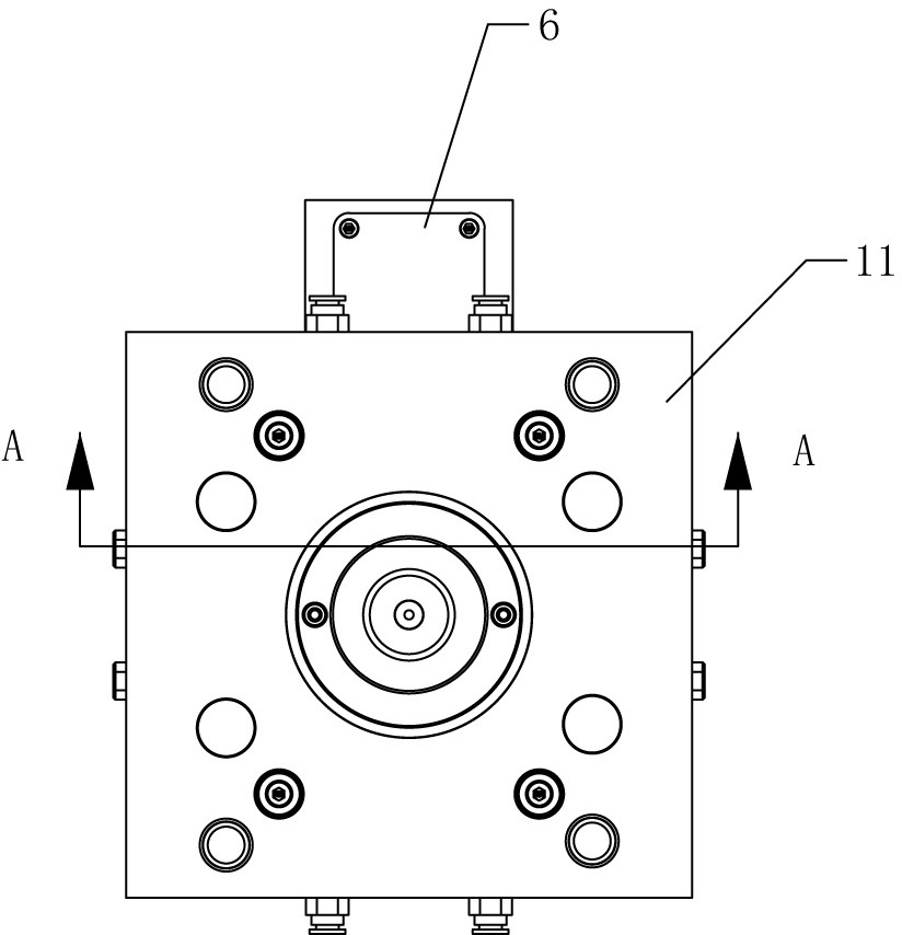 Spiral core-pulling mold for transmission sleeve