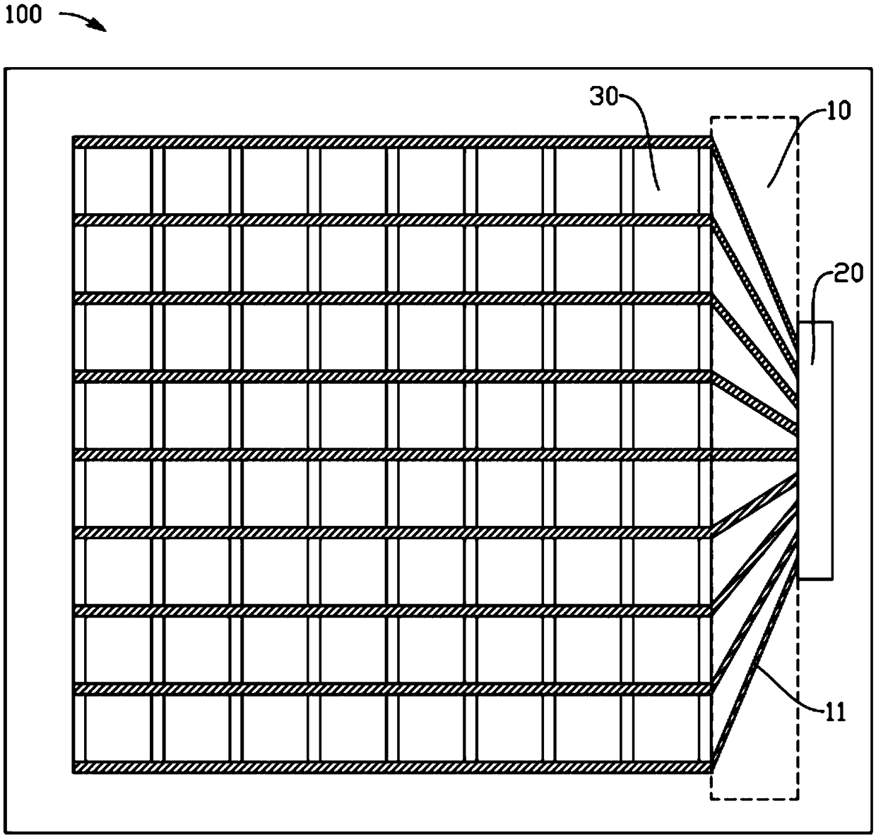 Array substrate, liquid crystal display and electronic apparatus