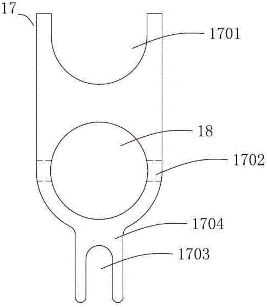 A tooling structure that can ensure the verticality of welding of reinforcement ribs, support columns and guide rails