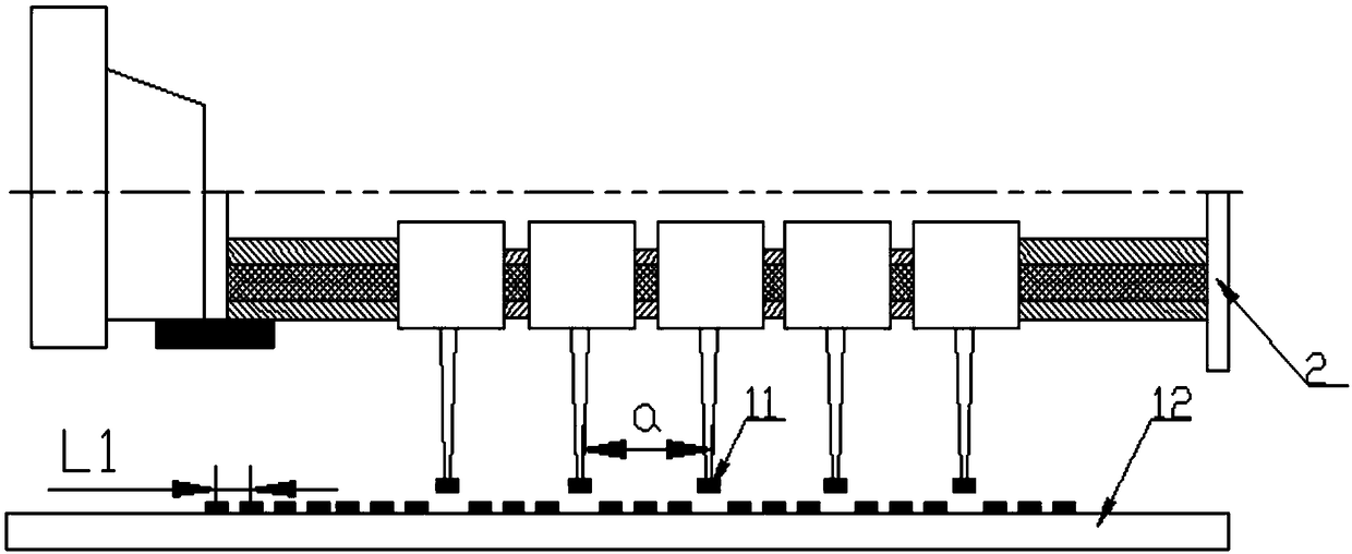 Micro-LED mass transfer device and transfer method