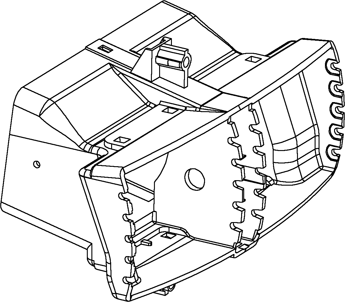 Slide block demolding mechanism with function of coring twice