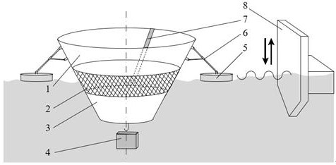 Oil-water separation and recovery device, floating oil separation method and application