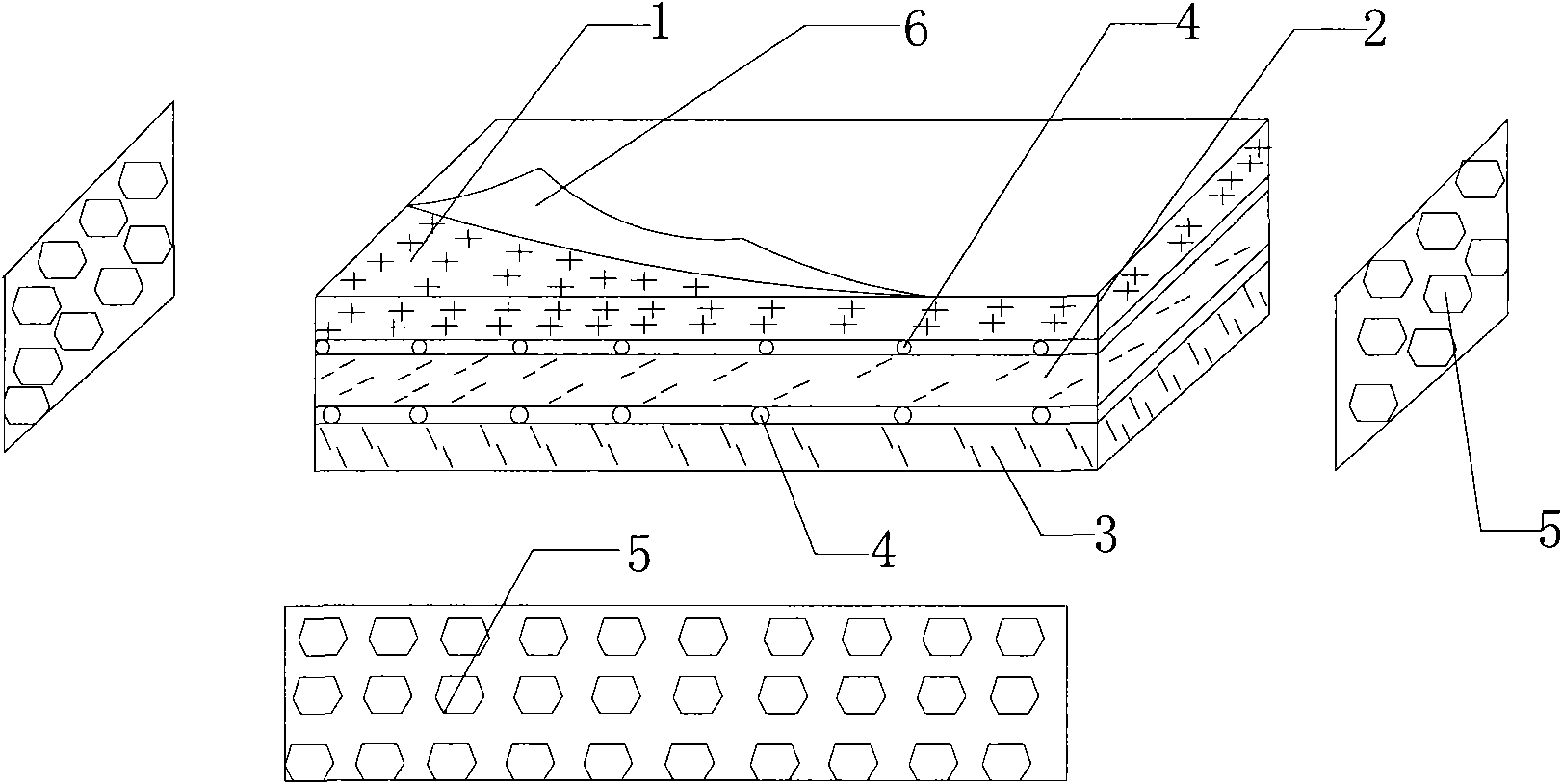 Stereoscopic multi-layer blanket