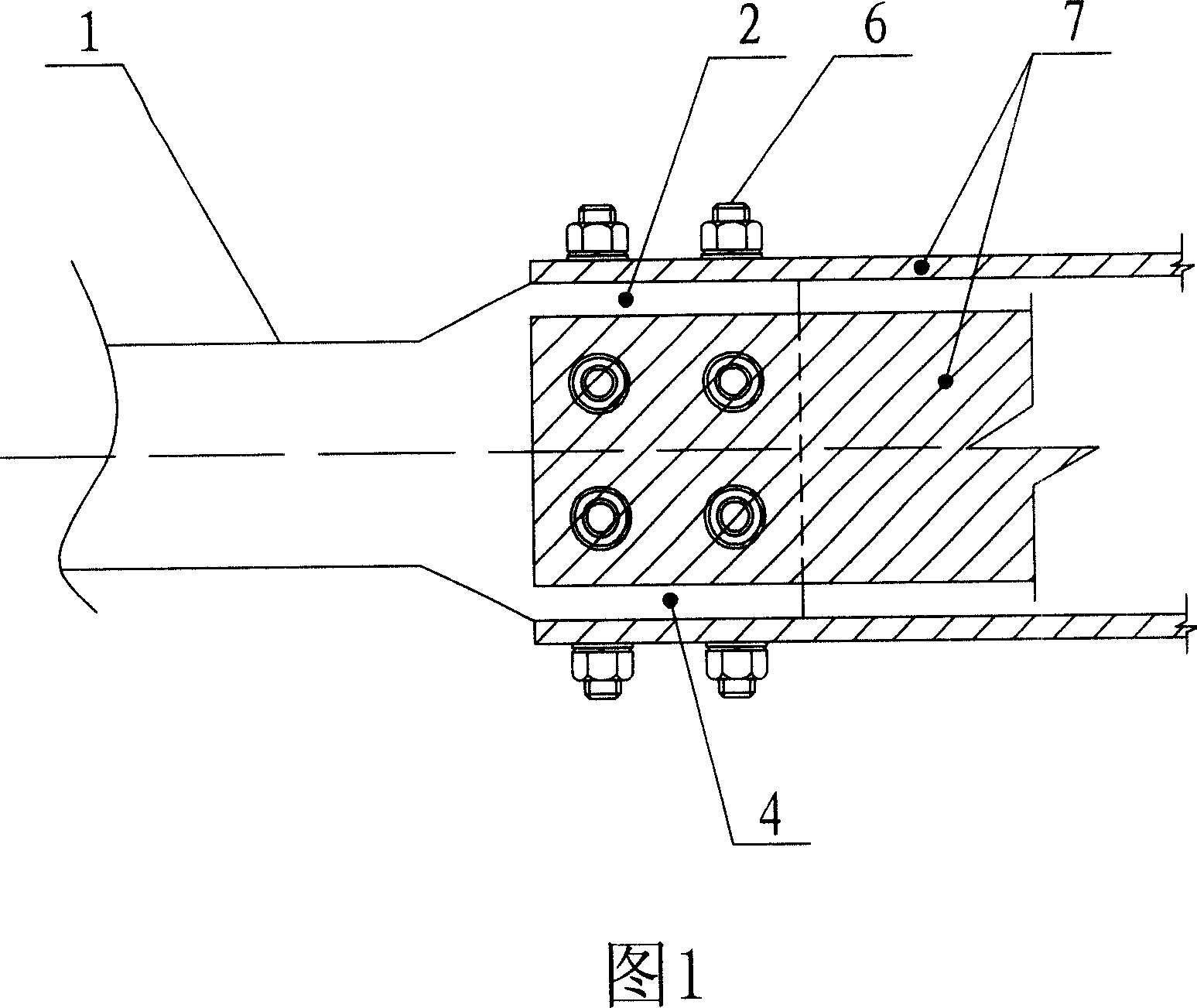 Hollow four plane tie-in