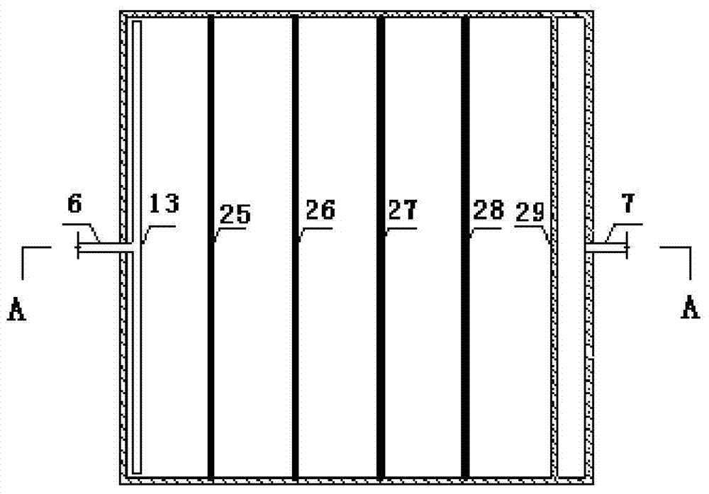 Wavy subsurface-flow constructed wetland landscape water body treatment system and method