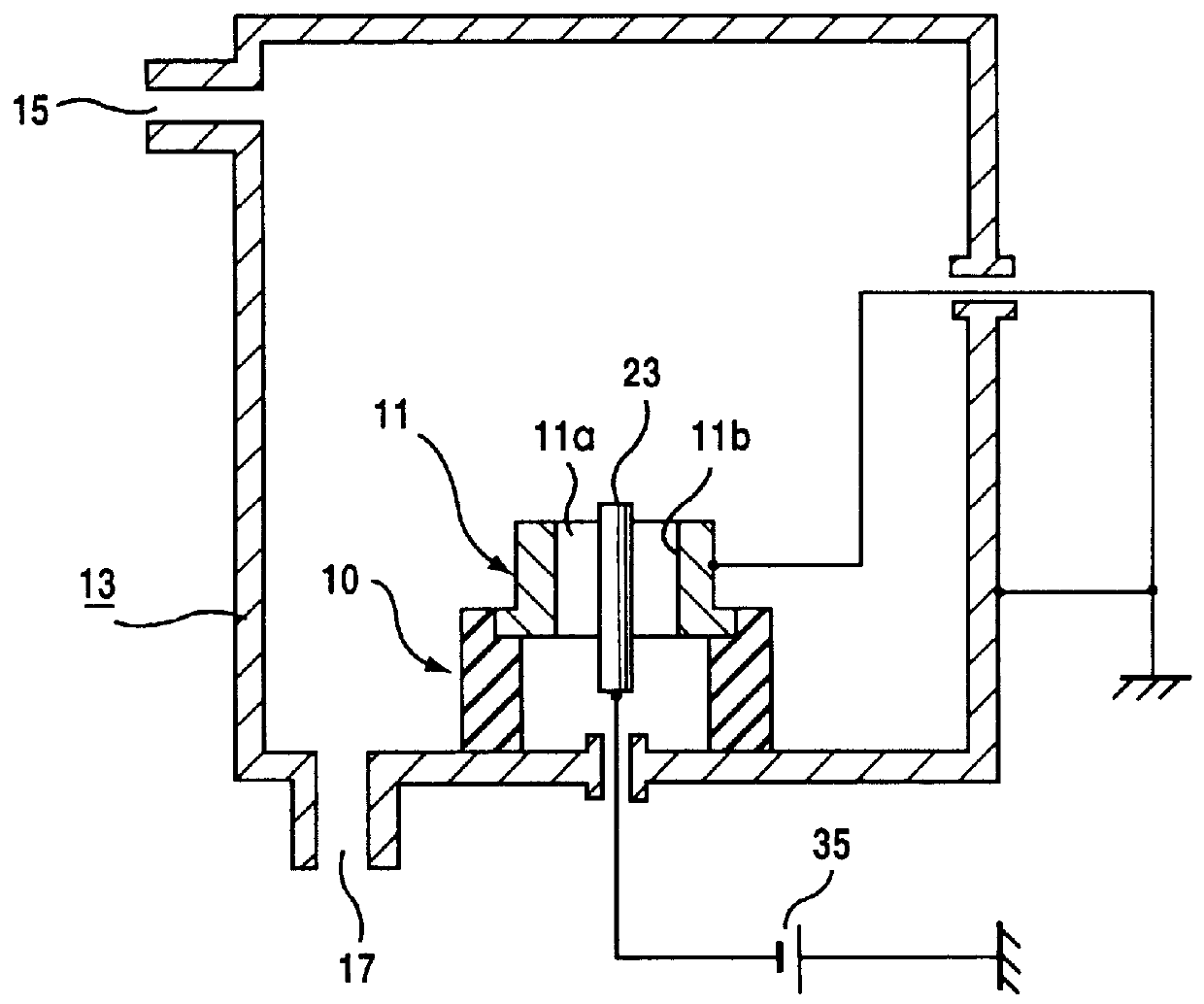 Method of forming films over inner surface of cylindrical member