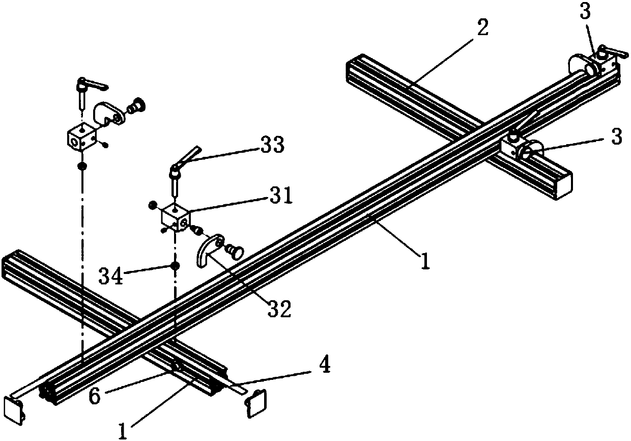 Drilling positioning device for steel plate