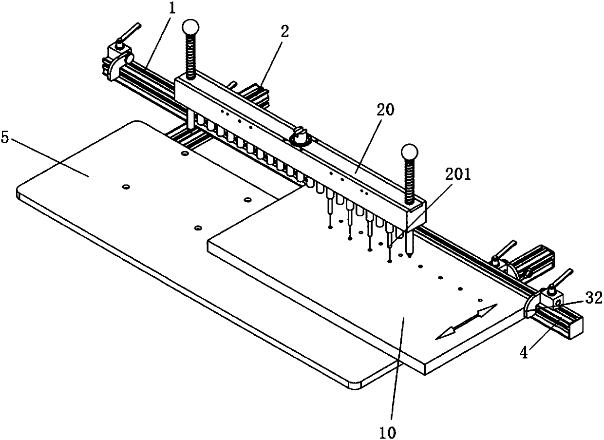 Drilling positioning device for steel plate