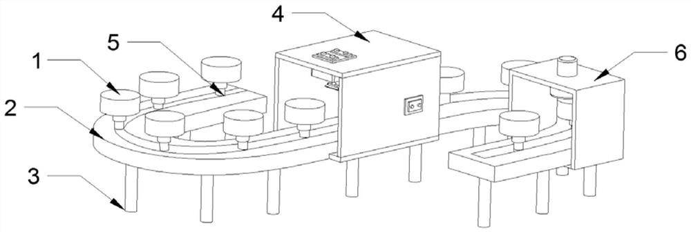 Efficient coating device for hub production