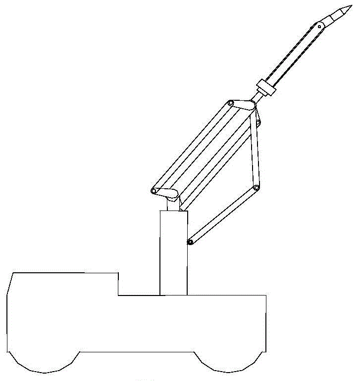 Six-freedom-degree movable welding robot