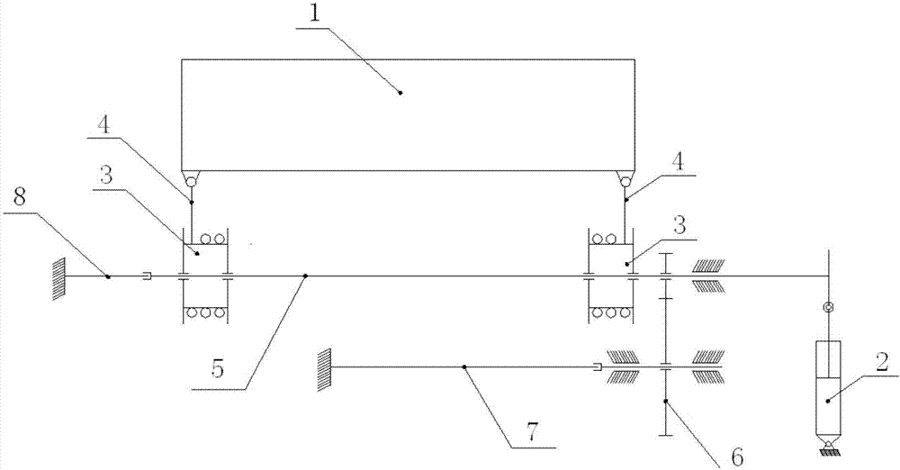 Novel cabin door actuator