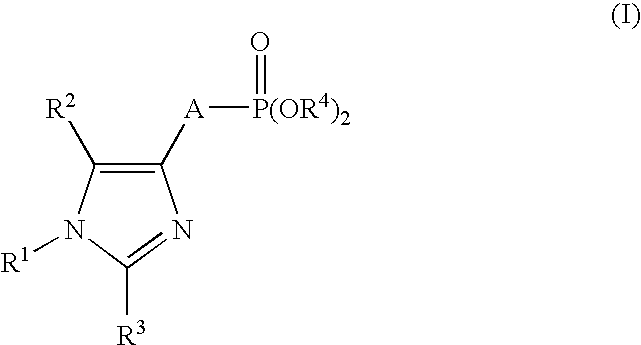 Production of imidazole derivatives and novel intermediates of the derivatives