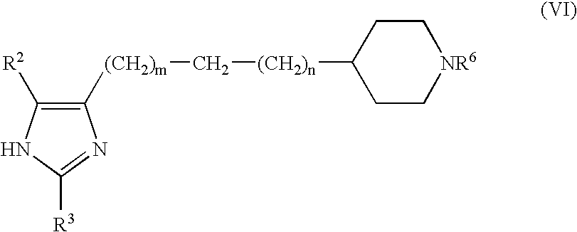 Production of imidazole derivatives and novel intermediates of the derivatives