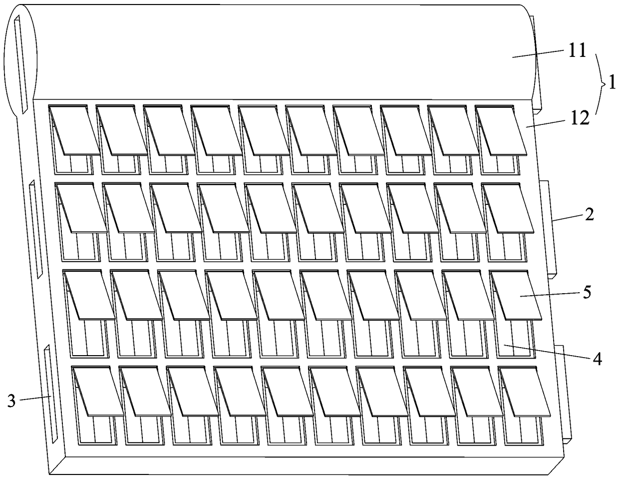 Wave dissipating rectification floating body and wave dissipating rectification device and method with wave dissipating rectification floating body