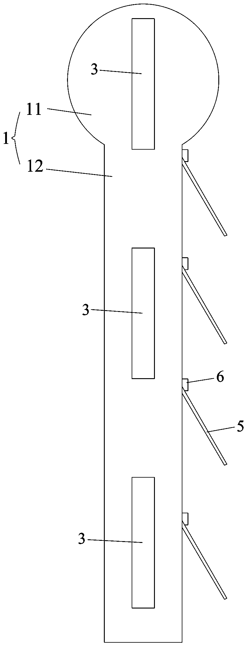 Wave dissipating rectification floating body and wave dissipating rectification device and method with wave dissipating rectification floating body