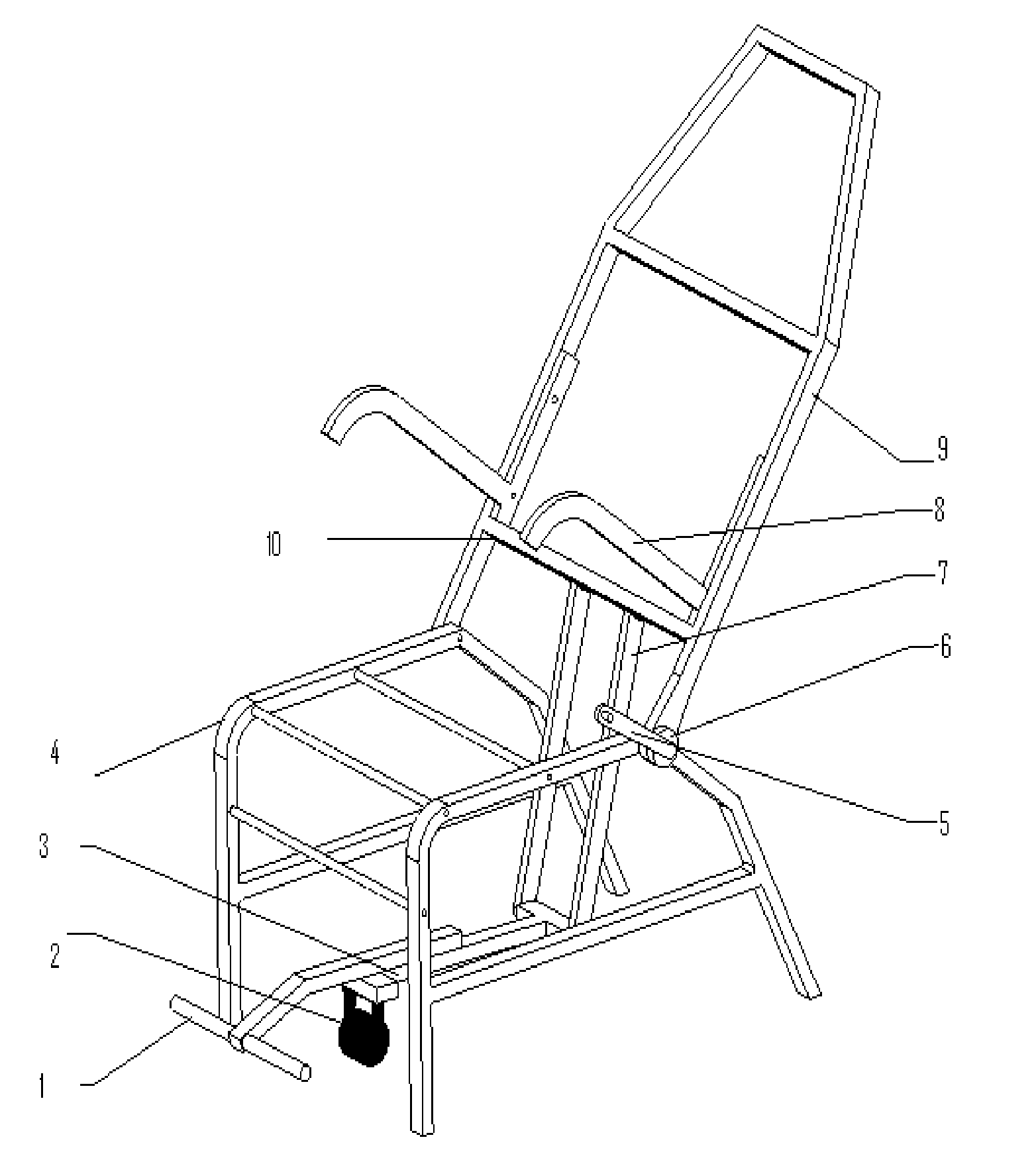 Chair with multiple exercising functions