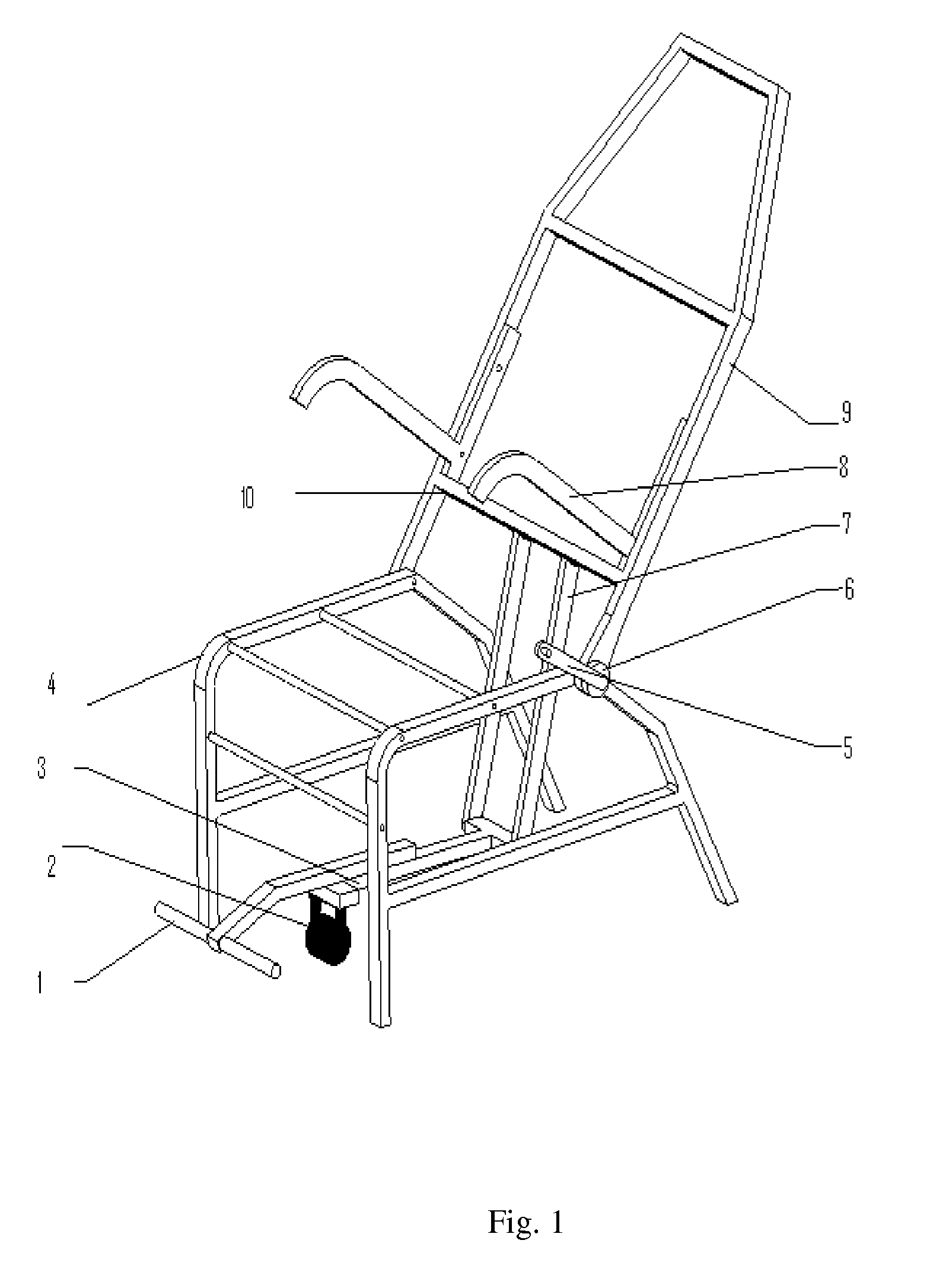 Chair with multiple exercising functions