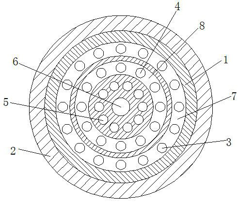 Blast burner for manufacturing optical fiber preform